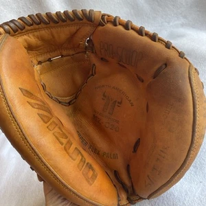 Mizuno MZ-C20 Catcher's Mitt Pro Scoop American Steerhide Pro Model RHT Used - Picture 1 of 12