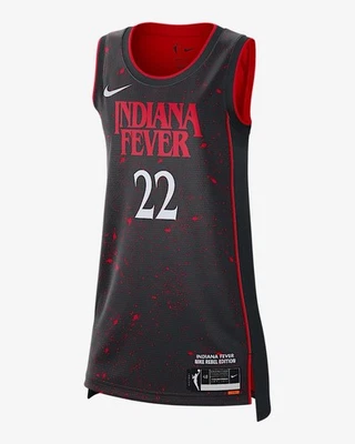 NWT Nike WNBA Indiana Fever Caitlin Clark #22 Stranger Things Jersey size Med 44 - Image 1 of 4