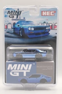 Mini GT 1:64 Nissan Skyline Kenmeri LBWK Libetry Walk Chrome Blue HEC 2024 #730 - Picture 1 of 4