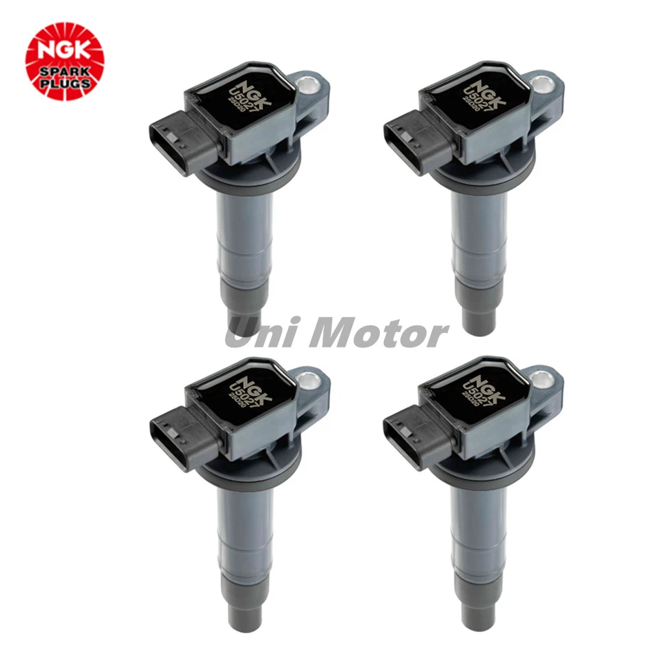 4 件原始设备制造商 NGK 点火线圈 9091902265 适用于丰田 Scion xA xB Prius 2000 - 2016 — 第 1/4 张图片