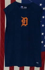 Camisa Detroit Tigers MLB Para Hombre TX3 Genial Sin Mangas Grande Azul Mercancía Genuina Usada en Excelente Condición - Imagen 1 de 2