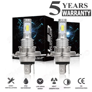 Para Toyota Tacoma 1997-2004 9003 H4 Faro LED Alto Bajo Bombillas Blanco 2x - Imagen 1 de 12