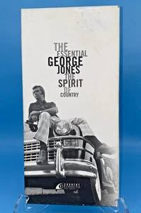 The Essential George Jones: The Spirit Of Country 2 Cassette Set W/Booklet - Foto 1 di 10