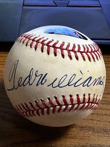 TED WILLIAMS 11 SIGNED HANDSIGNIERT OAL BASEBALL!  Red Sox HOF!  PSA! - Bild 1 von 2