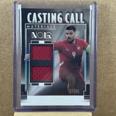 Aleksandar Mitrovic 2024 Panini Noir Casting Call Materials Patch /65 Serbia - Image 1 of 3