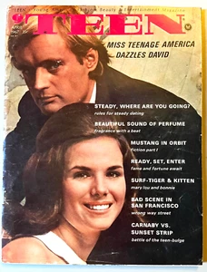 Teen Magazine April 1967 Sandy Roberts Cover, Haight St., Carnaby vs. Sunset St - Picture 1 of 2