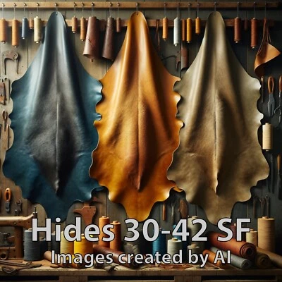 全内饰皮革牛皮亮色 30 至 42 SF (5x6' 至 6x7') — 第 1/4 张图片