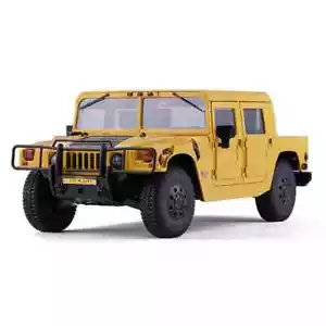 RC 1/12 HUMMER Humvee H1 Pick Up 2-Gang 4X4 4WS *RTR* - GELB- - Bild 1 von 19