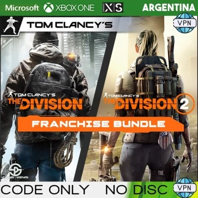 Tom Clancy's The Division Franchise Bundle (1 & 2)  XBOX Live Key ARGENTINA ☑VPN - Image 1 of 4