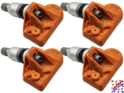 Полный комплект из 4 подлинных датчиков давления в шинах от оригинального производителя Audi VW TPMS 5Q0907275F - Изображение 1 из 2