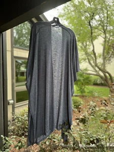 Michael Stars Cardigan Women’s Plus One Size Lightweight LA Wrap Blue - Picture 1 of 7