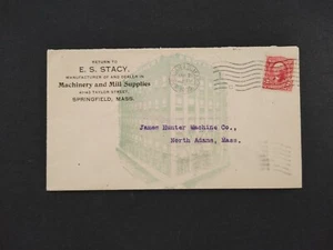 Ma: Springfield 1903 Stacy Machinery Both Sides Advertising Cover - Picture 1 of 2