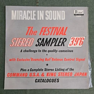 Miracle In Sound The Festival Stereo Sampler - Record Vinyl LP - Picture 1 of 2