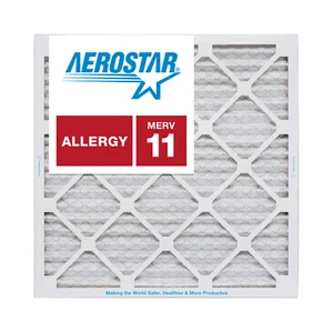 Aerostar 20x20x1 MERV 11 Furnace Air Filter, 12 Pack - Picture 1 of 5