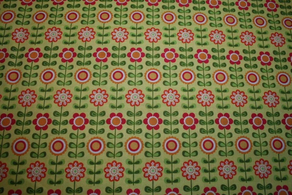 3 Yards Quilt Cotton Fabric Flowers in Yellow Summer Song Riley Blake