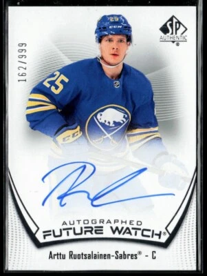 2022-23 SP Authentic 2021-22 Update Arttu Ruotsalainen Rookie 162/999 #139 - Image 1 of 2