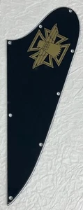 New Great-For Gibson Thunderbird "Logo" Style Guitar Pickguard 3 Ply Black - Picture 1 of 6