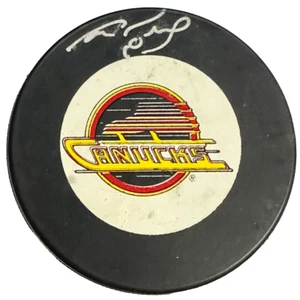 Cam Neely Autographed Vancouver Canucks Hockey Puck NHL - Picture 1 of 3