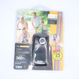 NEW Vivitar Digital Camcorder with Camera 380 Video Recorder USB 4x Digital Zoom