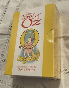 I Tarocchi di OZ - FUORI PRODUZIONE - Rare - 78 carte 5 1/2” x 3 3/4” - David Sexton @ 2002 US - Foto 1 di 10