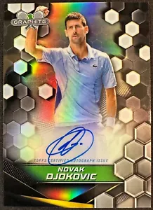 2024 Topps Graphite Tennis Novak Djokovic Refractor Signatures SP Auto #GS-NDC - Bild 1 von 2