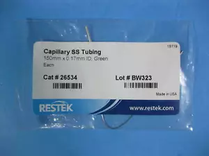 Restek Capillary SS Tubo 150 mm x 0,17 ID -- 26534 -- Nuovo - Foto 1 di 5