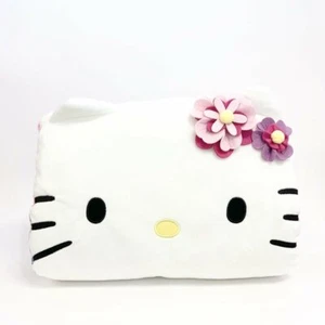Sanrio Hello Kitty Gesicht Kimono Blüte Plüsch Handwärmer Kissen Kissen Puppe - Bild 1 von 2