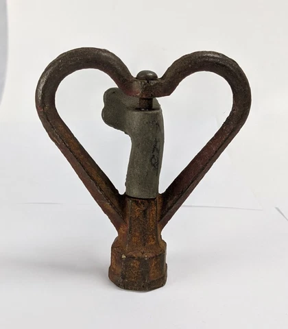 Antique Cast Iron Figural Turtle Lawn Sprinkler Head Vintage Old Cover