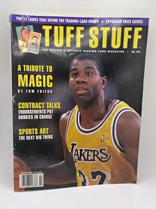 Magic Johnson Los Angeles Lakers February 1993 TUFF STUFF Magazine Trading Card - Picture 1 of 8
