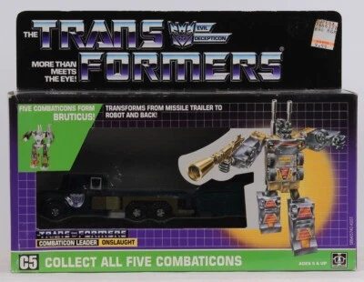 Vintage 1986 Transformers Onslaught Combaticons MIB C-8.5+ - Image 1 of 4