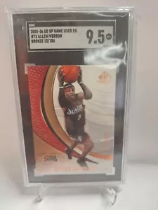 2005-06 SP Game Used Edition Bronze 13/100 Allen Iverson #73 HOF - Picture 1 of 2