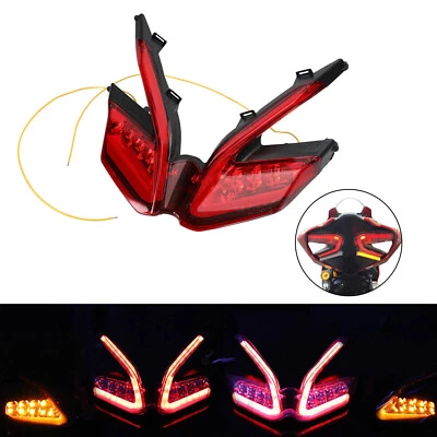 LED Integrated Tail Light Turn Signals For Ducati 959 899 1299 1199 Panigale  E2 - Image 1 of 4