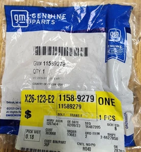 Genuine GM 10-24 Acadia Suspension Components-Linkage Assy Bolt 11589279 OEM NEW - Bild 1 von 3