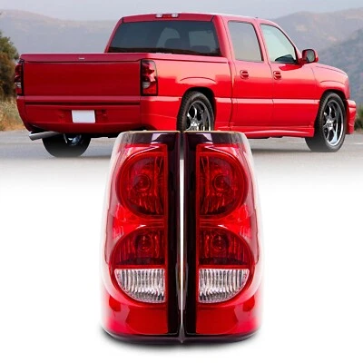 Tail Lights Pair for 1999-2006 Chevy Silverado 1500 2500 3500 99-03 GMC Sierra - Image 1 of 4