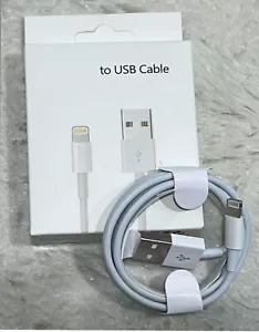 Original USB Fast Charging Cable For Apple iPhone 5 6 7 8 X 11 12 13 14 Pro Max - Picture 1 of 12