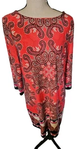 Chicos Medaillon Etuikleid Damen Kleid Gr. 1 Boho, Hippie, Festival, Freizeit, Arbeitskleidung  - Bild 1 von 21