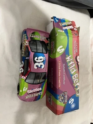 Ernie Irvan #36 Skittles Wild Berry 1998 1/24 Pontiac Nascar modelo diecast CWC Foto 1 de 4