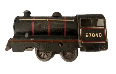 HORNBY O GAUGE  TRAIN Vintage Tinplate Clockwork Wind-Up Brimtoy Hornby 67040 - Image 1 of 4