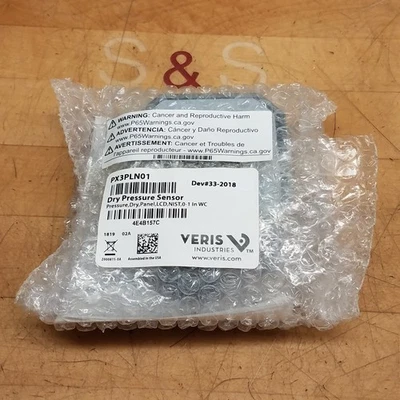 Veris PX3PLN01 Pressure Sensor, Burst Pressure 5 PSID, 12-30 VDC, Bluetooth - Image 1 of 3