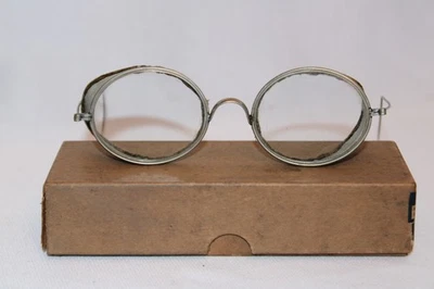 GAFAS AUTO AUTOMÓVIL ANTIGUO MOTOCICLETA STEAMPUNK MODELO T con CAJA Foto 1 de 4