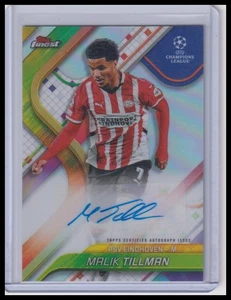 Malik Tillman Autograph Topps Auto BA-MK - 2024-25 TOPPS Finest UCC - Bild 1 von 2