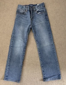 Old Navy Straight Boys Jeans ~ Size 7 Standard ~ Built-In Flex Faded Denim - Picture 1 of 3