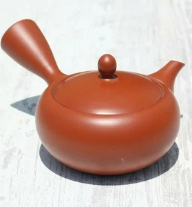 Tokoname Pottery Japanese Teapot Syudei Chrysanthemum Round Kyusu 220ml Japan - Picture 1 of 8