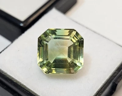 Stunning Tourmaline Bi-Color Asscher Cut 5-6 Ct Loose Gemstone Making For Ring - Image 1 of 4