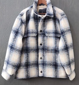 Chaqueta pesada relajada de invierno forrada a cuadros talla XL de Abercrombie & Fitch para hombre - Imagen 1 de 14
