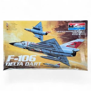 1983 Monogram F-106 Delta Dart 1:48 Scale Kit #5809 ☆New Factory-Sealed Model☆ - Picture 1 of 8