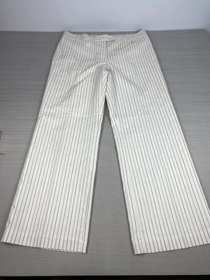 Pantalones de vestir Alfani para mujer talla 16 blancos a rayas Foto 1 de 4