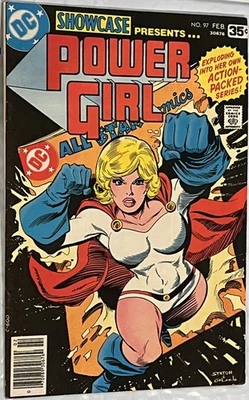 DC Comics 1977 Showcase Presents: Power Girl #97 Newsstand 1st Solo Power Girl - Image 1 of 3