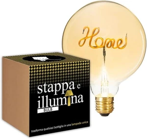 BULB Standard + Lampadina Led HOME Da Utilizzare Senza Paralume per Bottiglie Co - Foto 1 di 12