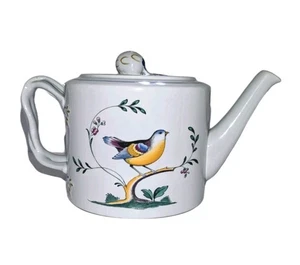 Vtg Spode Queen's Bird Teapot w/ Lid Blue Gray RARE Upward Variant Queens Nice! - Picture 1 of 24